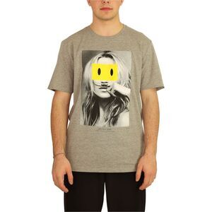 Elevenparis Mens Lamie Graphic T-Shirt, Grey, 2XL, DM